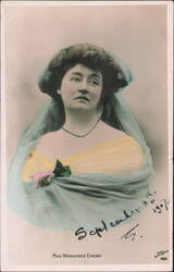 Miss Winnifred Emery by Lallie Charles Postcard