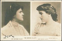 Gertrude Elliott & Maxine Elliott, The Sisters Elliott Postcard