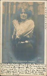 Miss Dorothea Baird Portrait, Biograph Studio Postcard