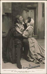 Lewis Waller & Valli Valli in The Duke's Motto Postcard