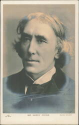 Sir Henry Irving, English Stage Actor Portrait Postcard