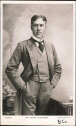 George Alexander, British Actor-Manager Portrait Postcard