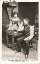 Martin Harvey & Miss de Sylva in A Cigarette Maker's Romance Postcard