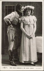 Irene Vanbrugh and Henry Ainley in Costume Postcard