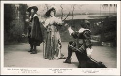 Auriol Lee & Herbert Jarman in The Three Musketeers Postcard