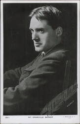 Mr. Granville Barker Portrait by E. H. Mills Postcard