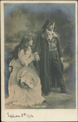 Martin Harvey & Nina de Silva in The Only Way Postcard