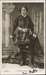 Martin Harvey in Stage Costume, Ellis & Walery Photo Postcard