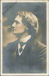 Henry Ainley Profile Studio Portrait Postcard