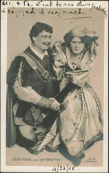 Oscar Asche & Lily Brayton in The Taming of the Shrew Postcard