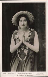 Lillah McCarthy as Jocasta in Oedipus Rex Postcard