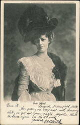 Miss Irene Vanbrugh Lafayette Portrait Postcard