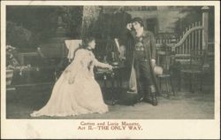 Martin-Harvey as Carton & Lucie Manette, The Only Way Postcard