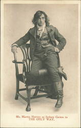 Martin Harvey as Sydney Carton in The Only Way Postcard