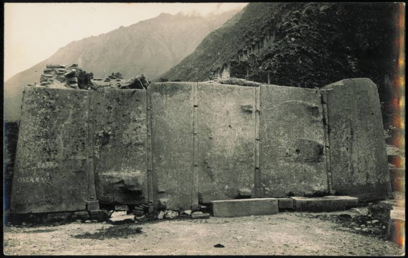 Six Monoliths, Sun Temple, Ollantaytambo Peru Martín Chambi