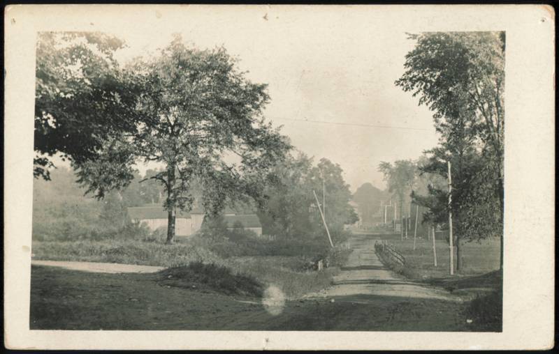 Dirt Road Through Rural Town West Stockbridge Massachusetts