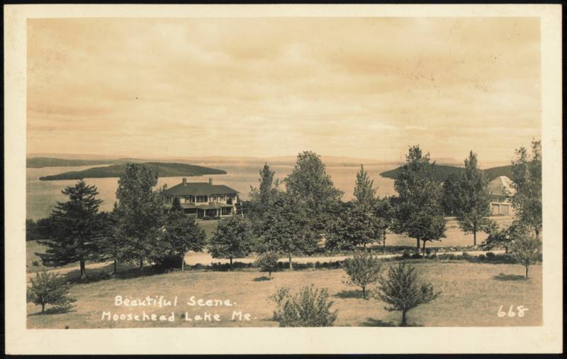 Beautiful Scene, Moosehead Lake Maine