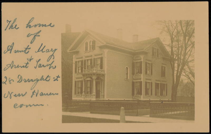 Aunt Mary and Aunt Sarah Residence, 28 Dwight St New Haven Connecticut