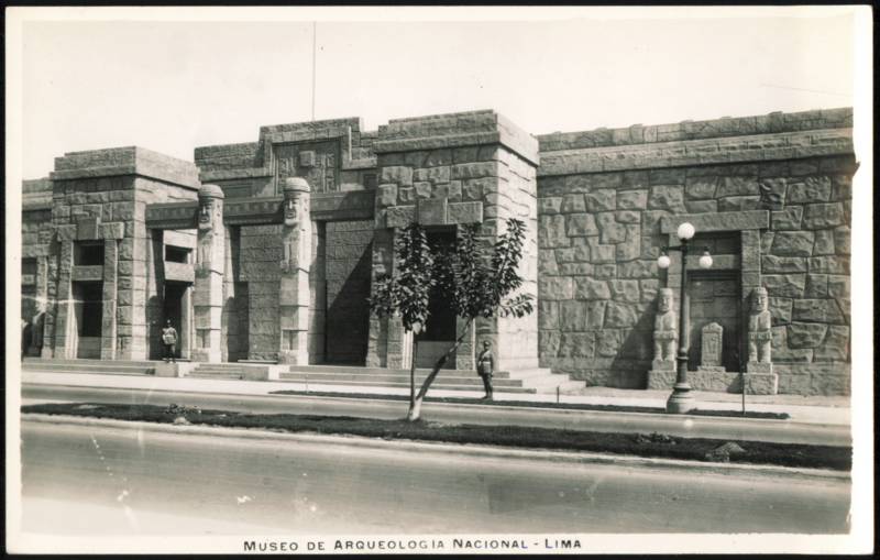 Museo de Arqueologia Nacional Facade Lima Peru