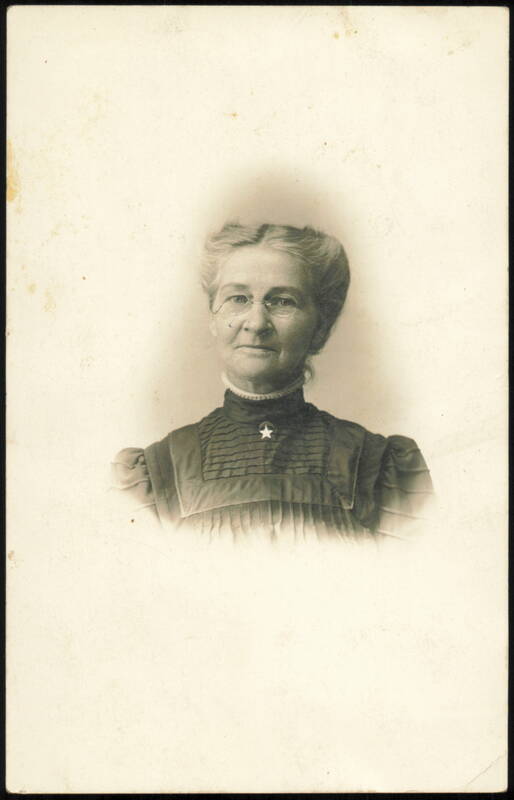 Portrait of Teacher Charlotte Wilder to Ray Slinglend