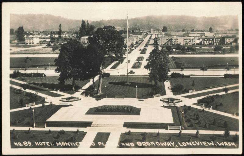 Hotel Monticello Plaza and Broadway Longview Washington