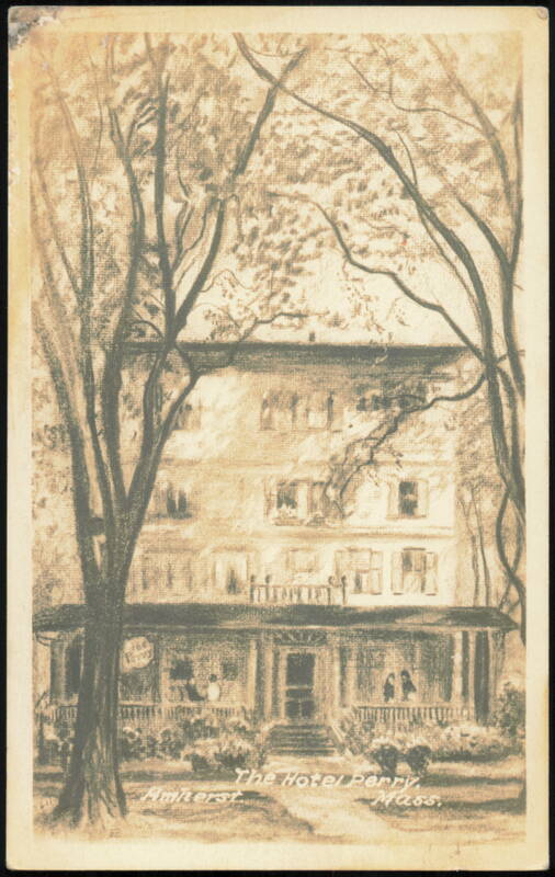 The Hotel Perry Illustration Amherst Massachusetts
