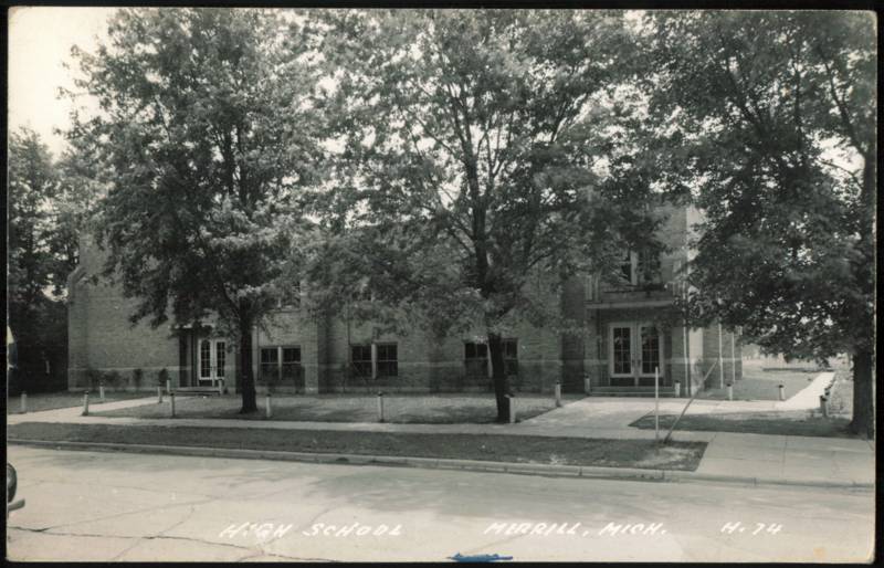 High School Building Exterior Merrill Michigan