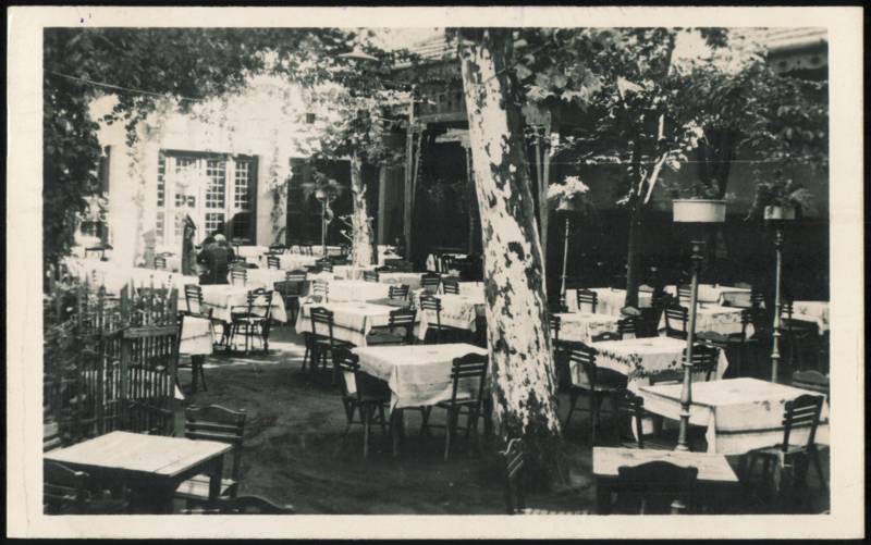 Hági Söröző Open Garden Restaurant Courtyard Szeged Hungary