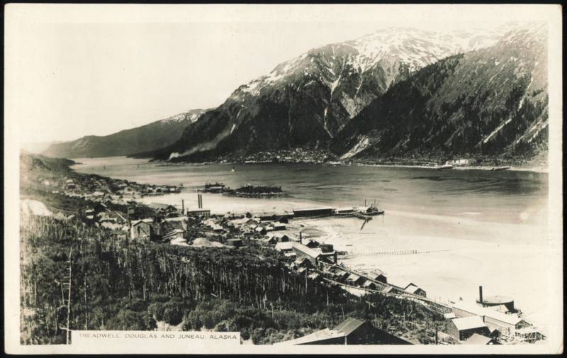 Treadwell, Douglas and Juneau Mining Area View Alaska