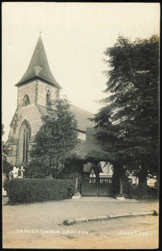 Shirley Church with Lychgate and Spire Croydon United Kingdom