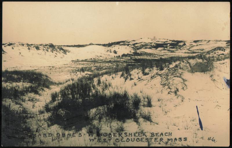 Sand Dunes at Wingaersheek Beach West Gloucester Massachusetts