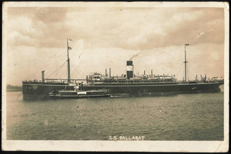 P&O Ocean Liner S.S. Ballarat with Tender Catherine