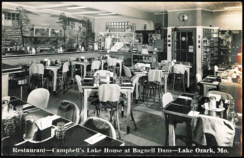 Campbell's Lake House Restaurant at Bagnell Dam Lake Ozark Missouri