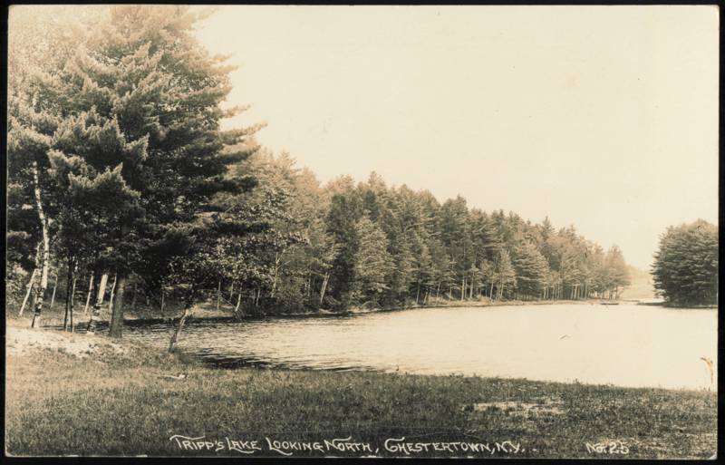 Tripp's Lake Looking North Chestertown New York