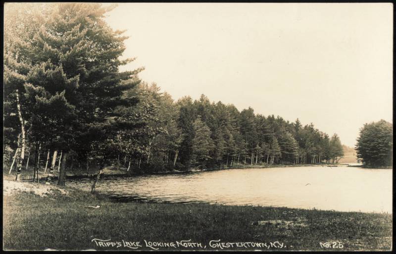 Tripp's Lake Looking North Chestertown New York