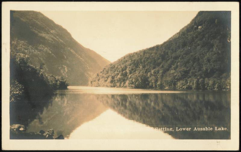 Lower Ausable Lake, Gem in a Magnificent Setting New York
