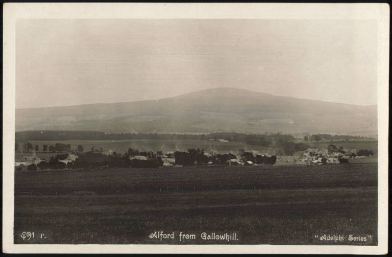 Alford from Gallowhill Landscape View United Kingdom