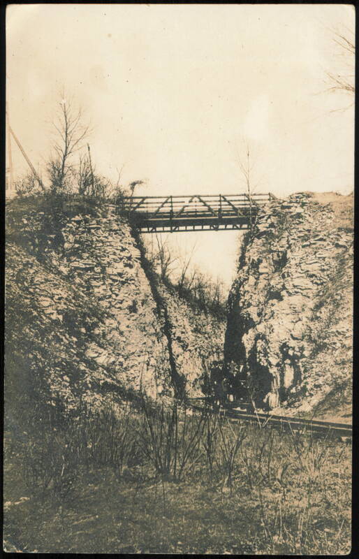 Bridge Over Deep Rock Cut Fayette Iowa