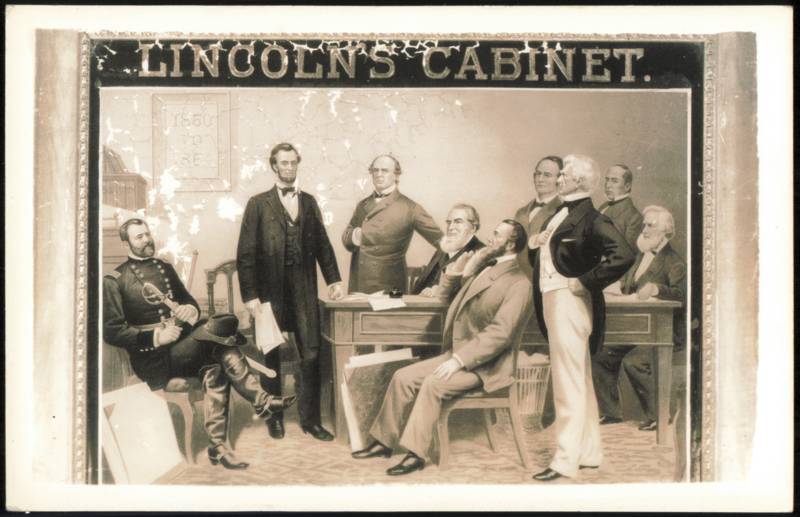 Lincoln's Cabinet 1860-1864 with General Grant Presidents