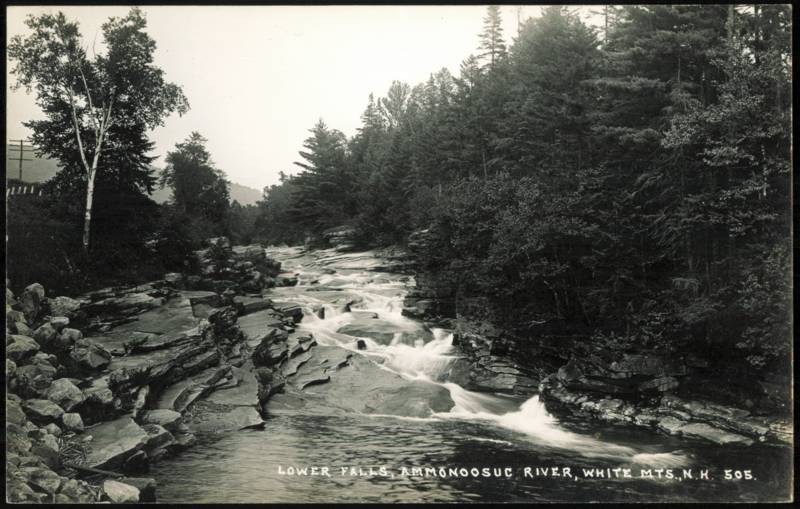 Lower Falls, Ammonoosuc River, White Mountains Jefferson New Hampshire
