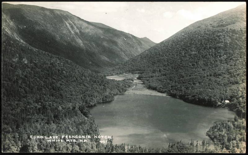 Echo Lake, Franconia Notch, White Mountains New Hampshire