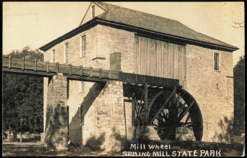 Mill Wheel, Spring Mill State Park Mitchell Indiana