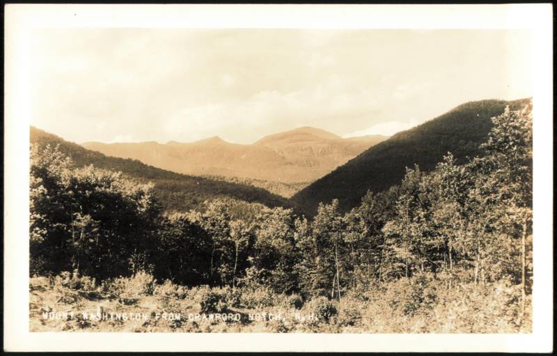 Mount Washington from Crawford Notch New Hampshire