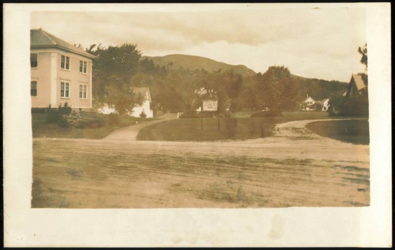 Proctor Academy Inn Sign and Campus Andover New Hampshire