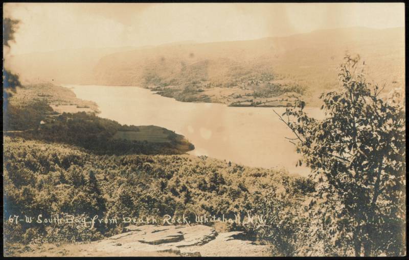 Scenic View of South Bay from Death Rock Whitehall New York