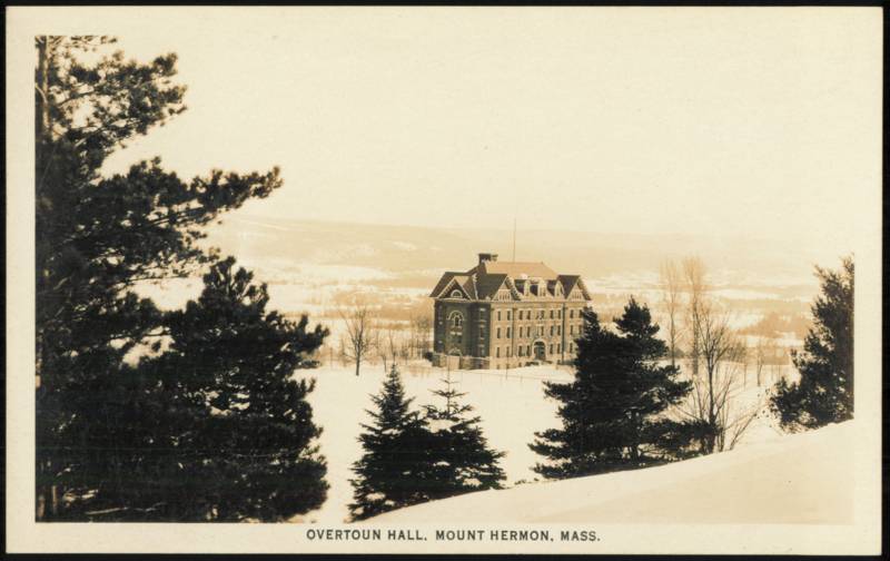 Winter View of Overtoun Hall, Mount Hermon Massachusetts