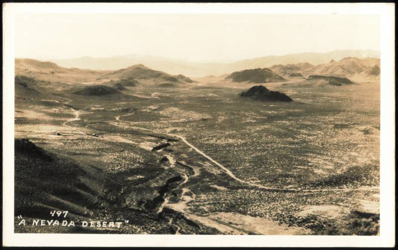 A Nevada Desert Landscape