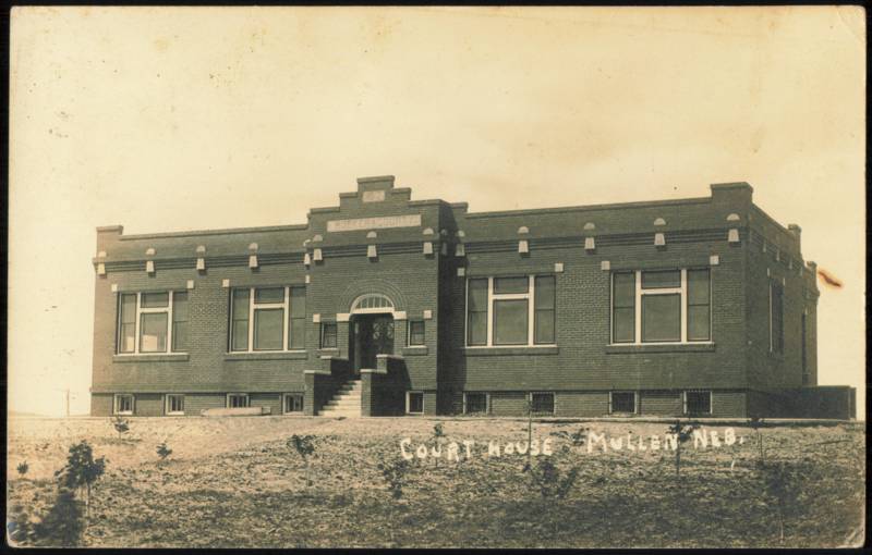 Hooker County Court House Mullen Nebraska