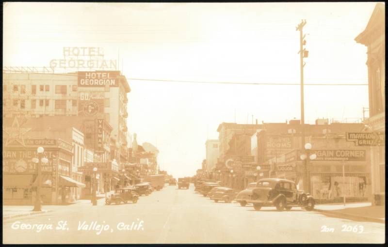Georgia Street View Featuring Hotel Georgian Vallejo California