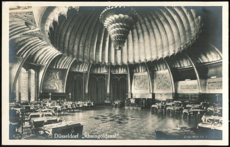 Rheingoldsaal Interior, Grosse Ausstellung 1926 Düsseldorf Germany